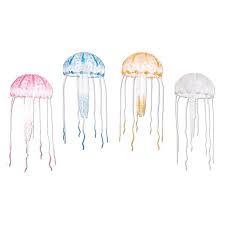 Jellyfish aquarium ornament, Colours: Orange